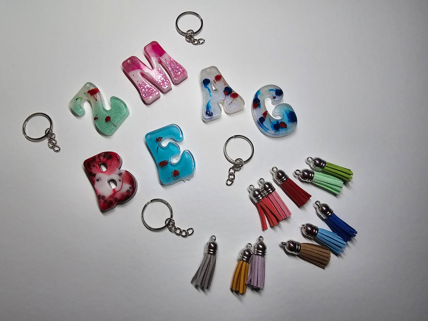letter key chains